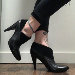 Coach Annika Asymmetric Ankle Booties